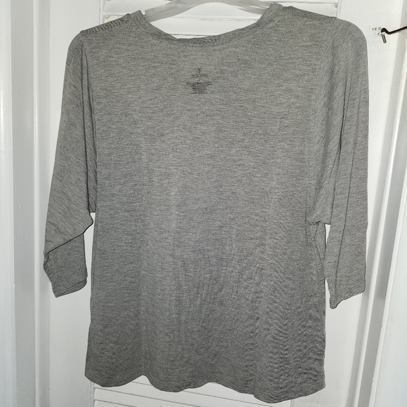 Love Affair Gray Long-Sleeved Shirt - Picture 5 of 5